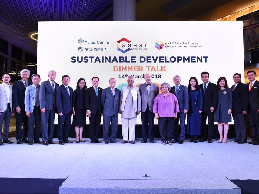 C asean reinforces its leadership as Asean center of connectivity with  C asean Sustainable Development Dinner Talk 